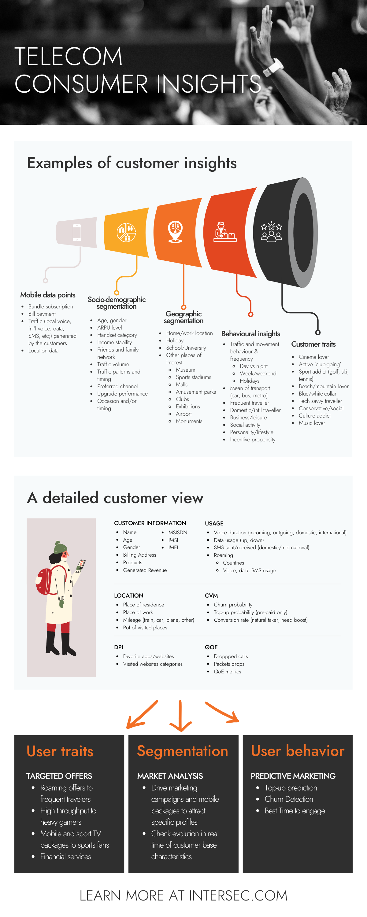Customer insights infographic