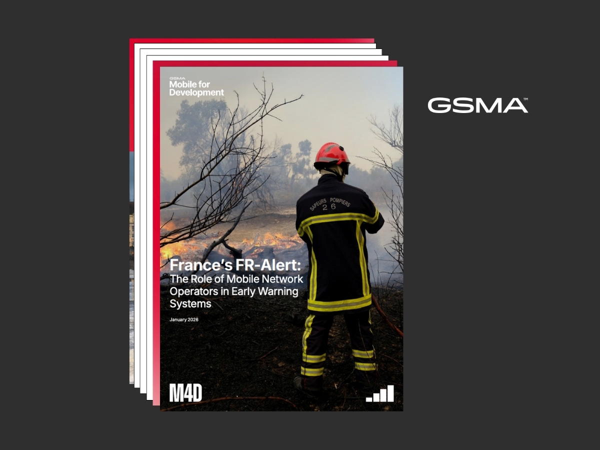 GSMA report&nbsp;on&nbsp;FR-Alert: The Role of Mobile Network Operators in Early Warning Systems