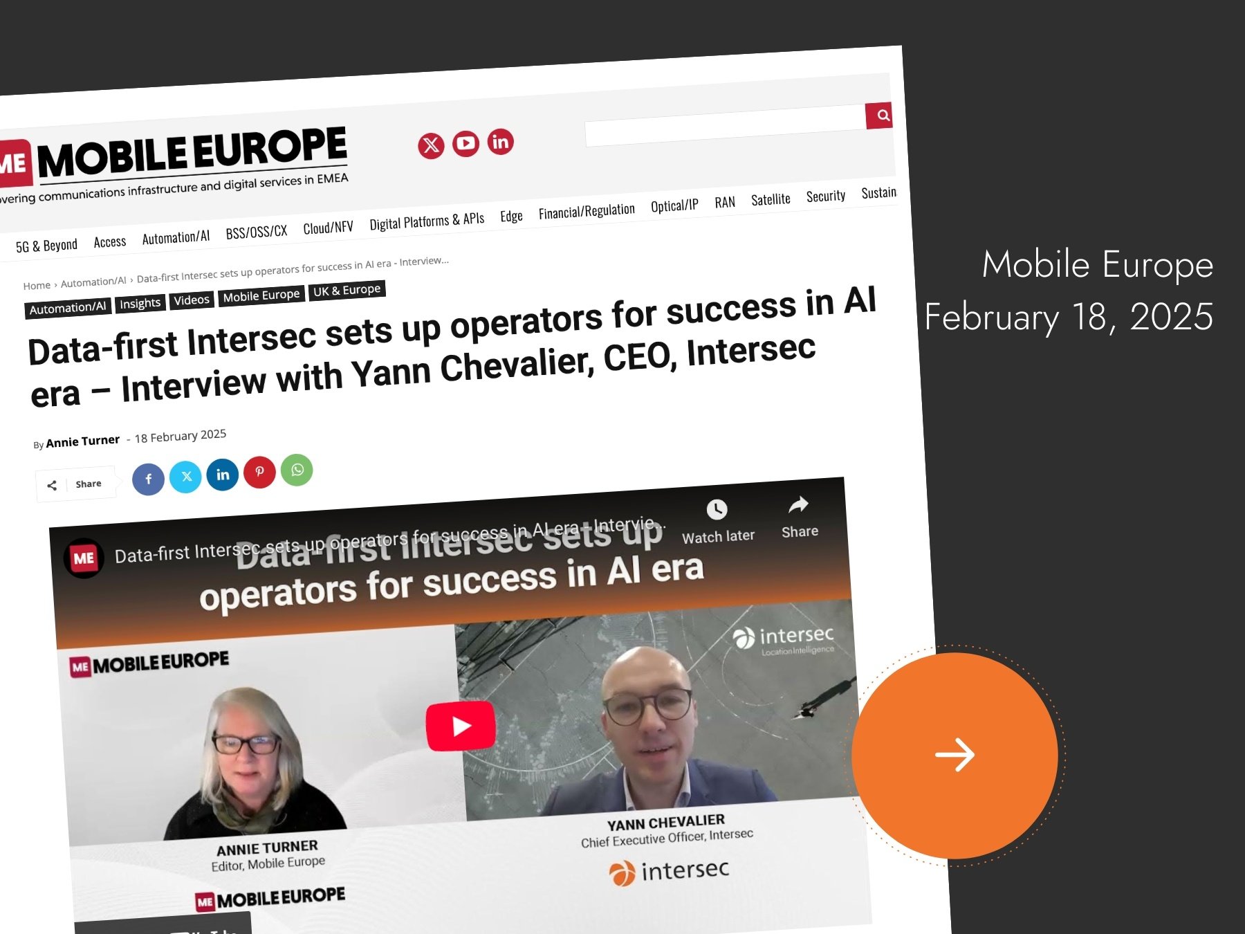 Interview: Data-first Intersec sets up operators for success in AI era